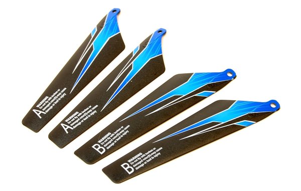 Monstertronic Rotorblätter schwarz/blau 90mm