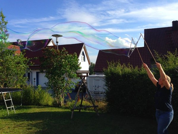 Tuban Giant Bubble Seifenblasen-Wand Set Glases 50 cm + 400 ml