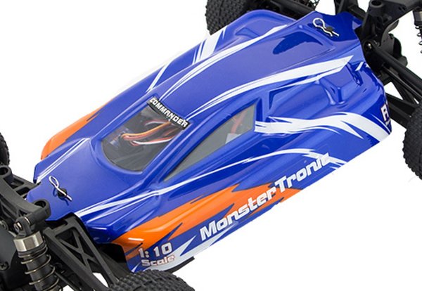 Monstertronic Karosserie Buggy V3 1:10 blau ohne Dekor