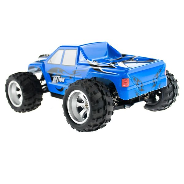 WLToys Mini Monstertruck blau 2,4 GHz RTR 1:18 mit 2 Akkus