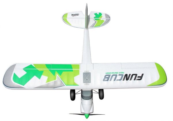 Multiplex FunCub NG grün 1,41 m Elektroflugmodell
