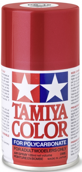 Tamiya Lexanfarbe Metallic Rot PS-15