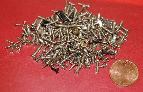 Schraubensatz Miniaturschrauben ca. 30 g