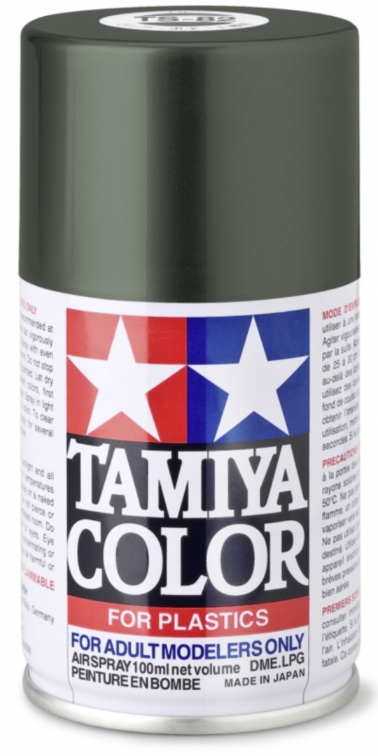 Tamiya Acrylfarbe TS-82 Gummi-Schwarz matt