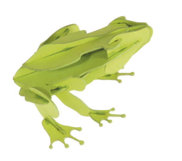Frosch - 3D Papiermodell