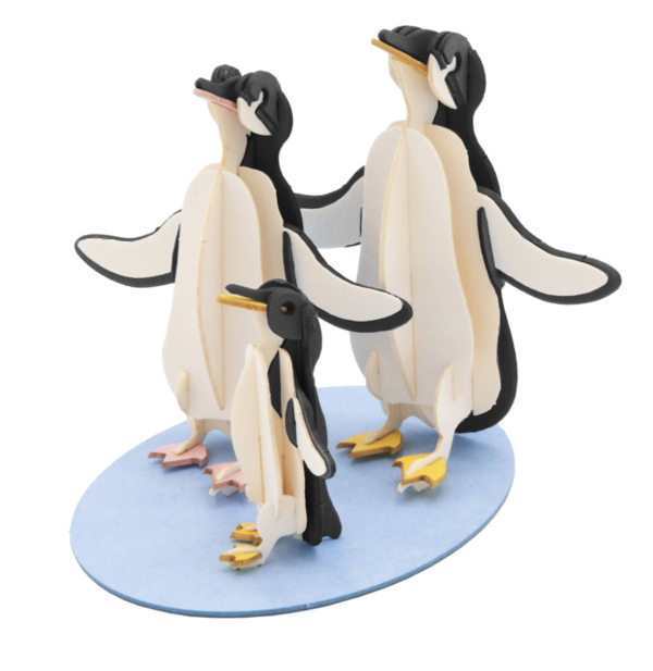 Pinguinfamilie - 3D Papiermodell