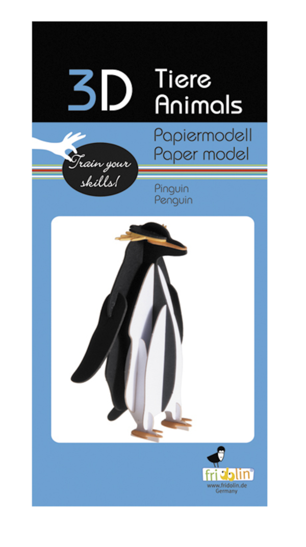 Pinguin - 3D Papiermodell
