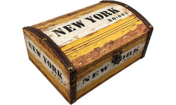 Koffertruhe NEW YORK 24 x 17,5 x 11,5 cm