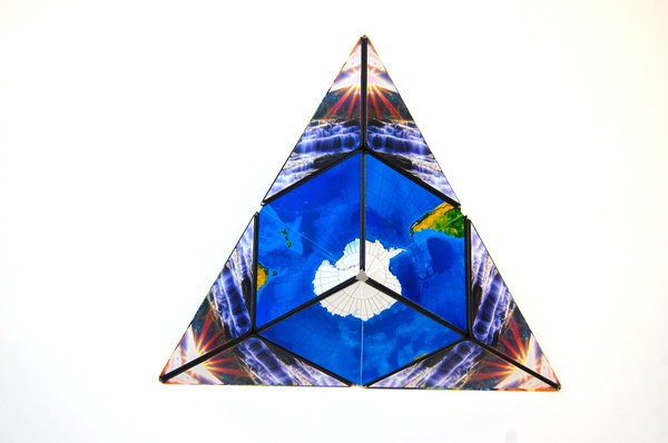 GeoBender World - geometrischer Magnetwürfel 6x6x6 cm
