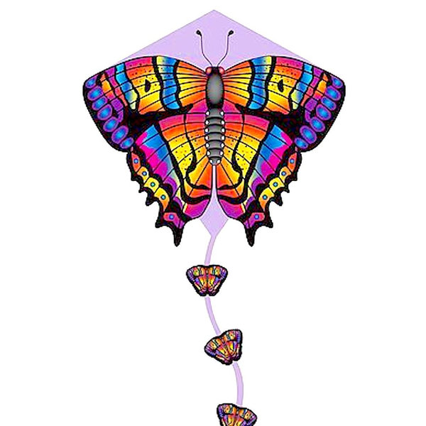 X-Kites Schmetterling Deluxe Diamond - Einleiner-Drachen/Kinderdrachen