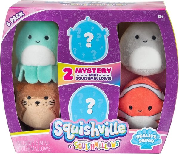 Squishmallows - Squishville - Sealife Team-Set Spielset